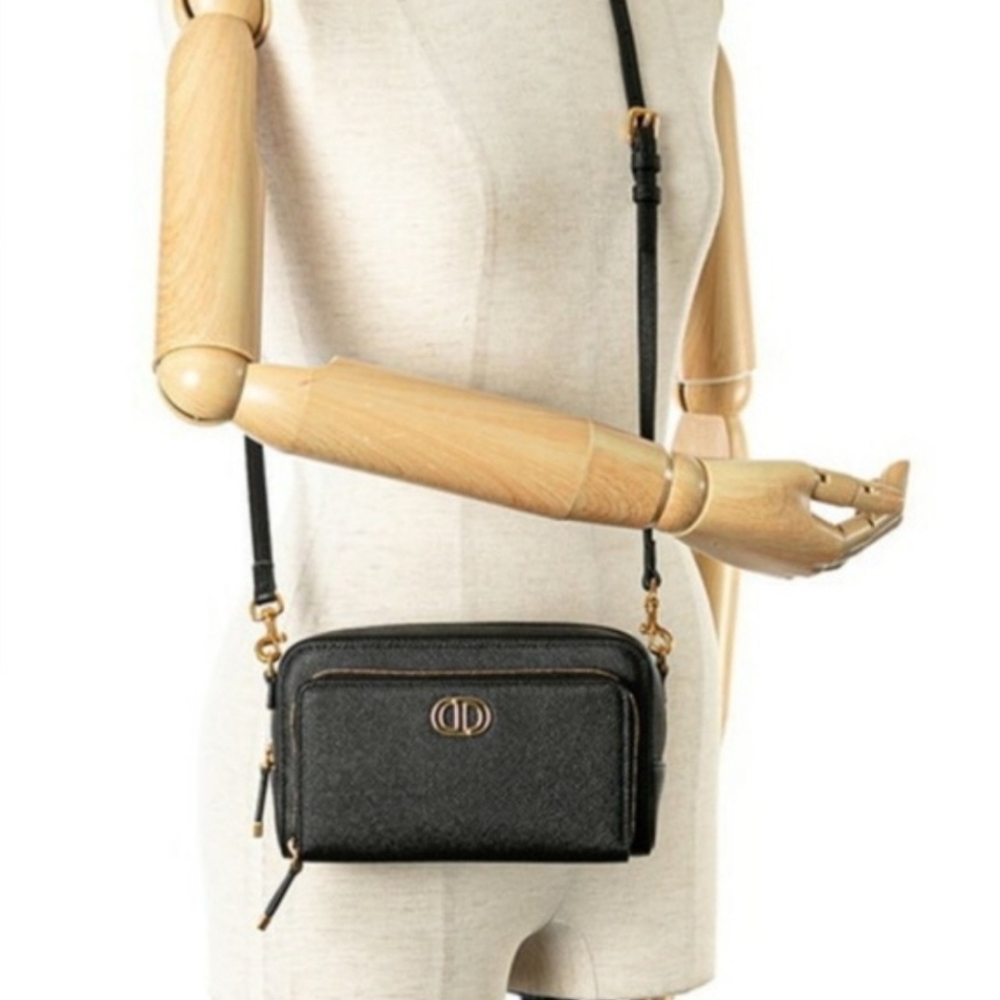 Dior Black Crossbody Bag with Gold Hardware - Picture 13 of 13